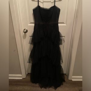 Betsy & Adam tulle corset dress, sz 16 but fits more like a 14